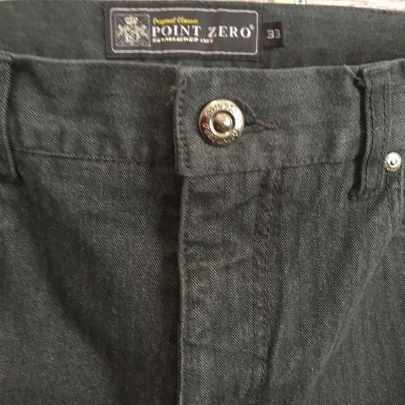 Men’s dark gray point zero jeans - Picture 6 of 10